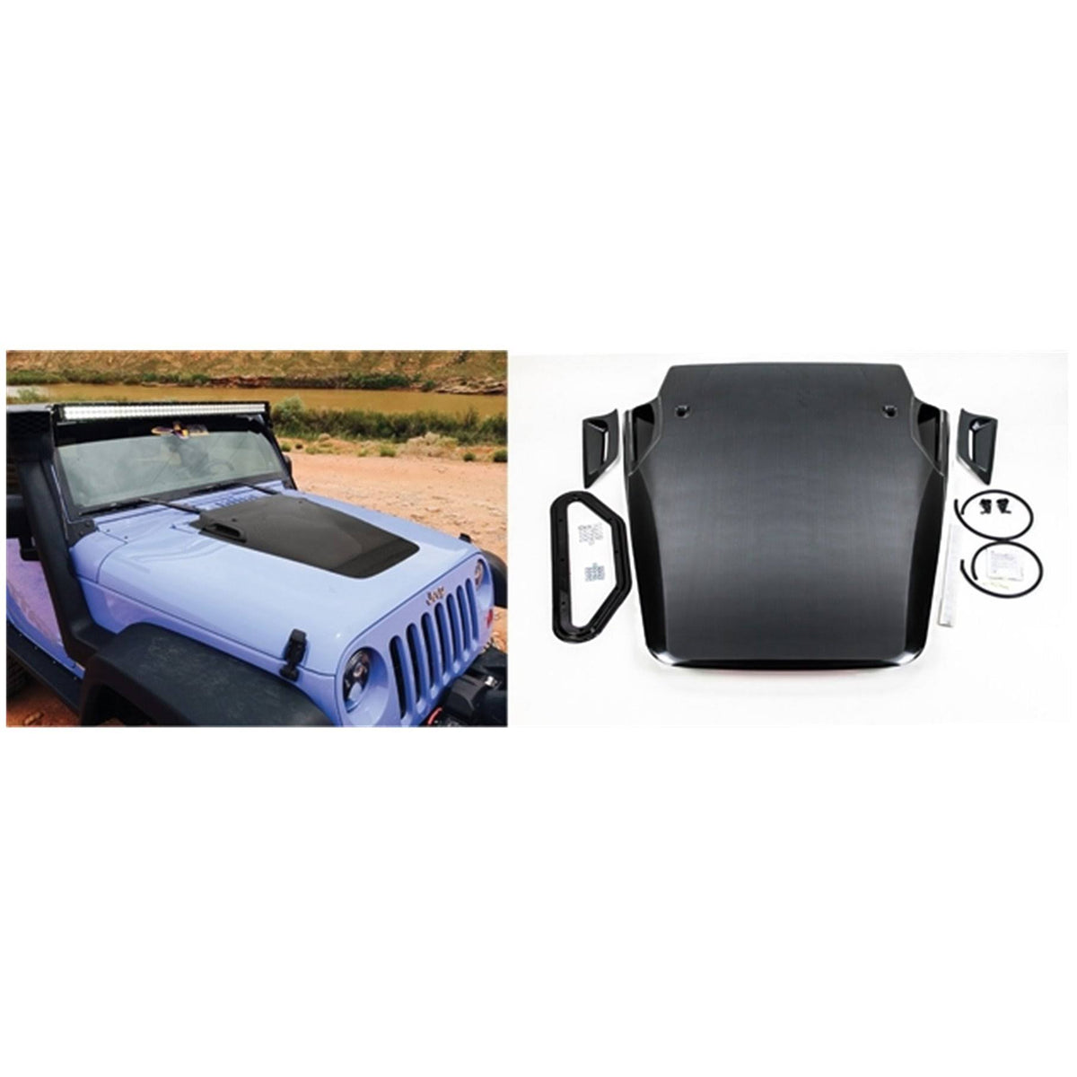 Carbon Fiber Hood Cowl B82211