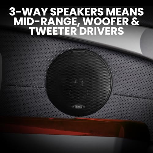 Single Din Bluetooth Car Stereo with 6.5 Inch 2 Way Speakers B85961