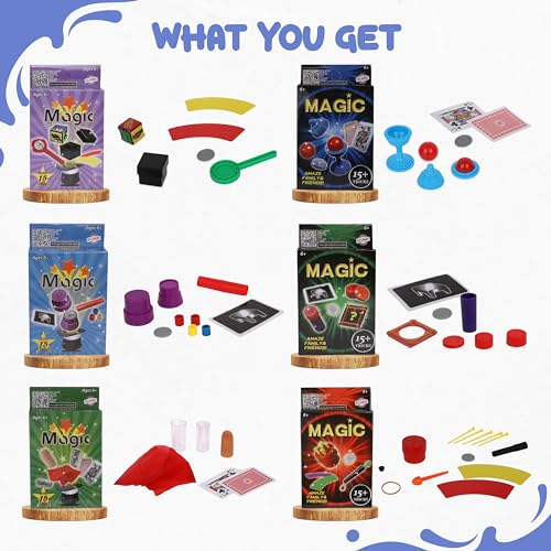 24 Packs Magic Trick Set with Over 15 Tricks Each T4534