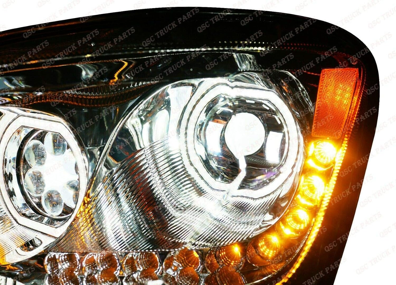 Full LED Headlight Assembly for Peterbilt 579 587 E37007