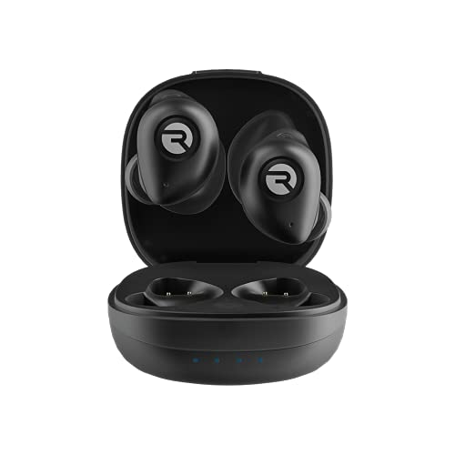 Black Bluetooth 5.3 True Wireless Earbuds with Built in Mic B23434