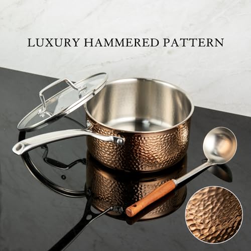 5 Piece Heavy Duty Stainless Steel Cookware Set O849406