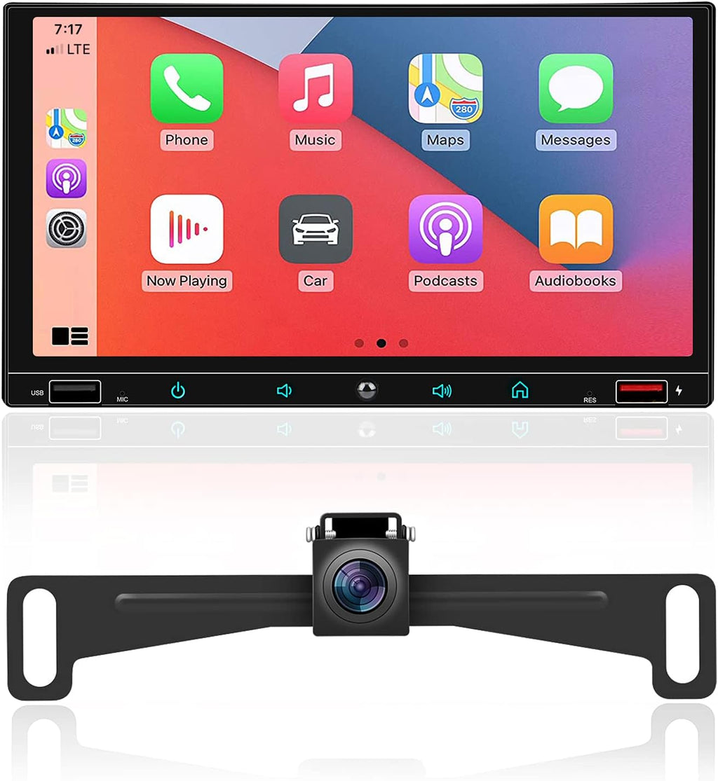 7 Inch Double Din Car Stereo with Touchscreen Bluetooth I30809