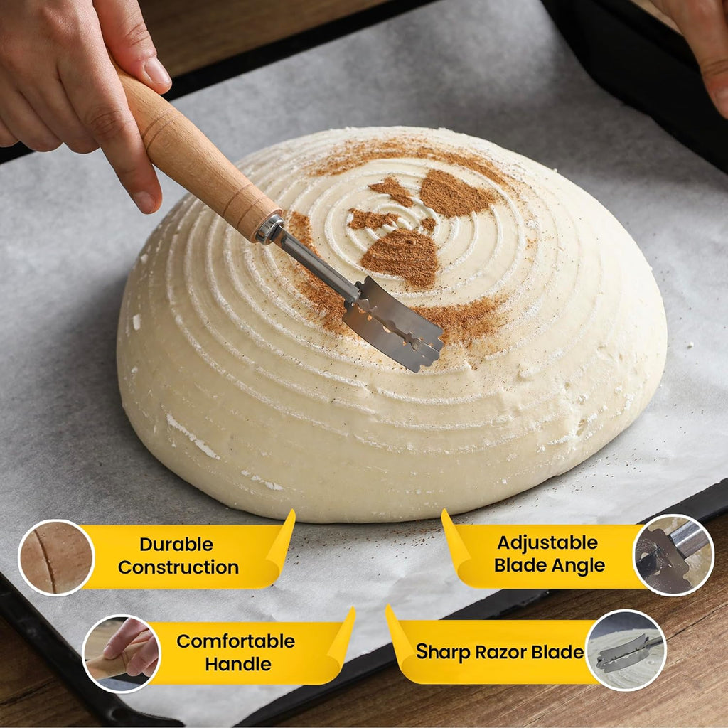 Round 9 inch Sourdough Proofing Basket N826