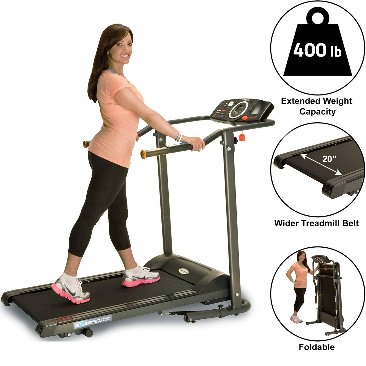 High Capacity Electric Treadmill W4853