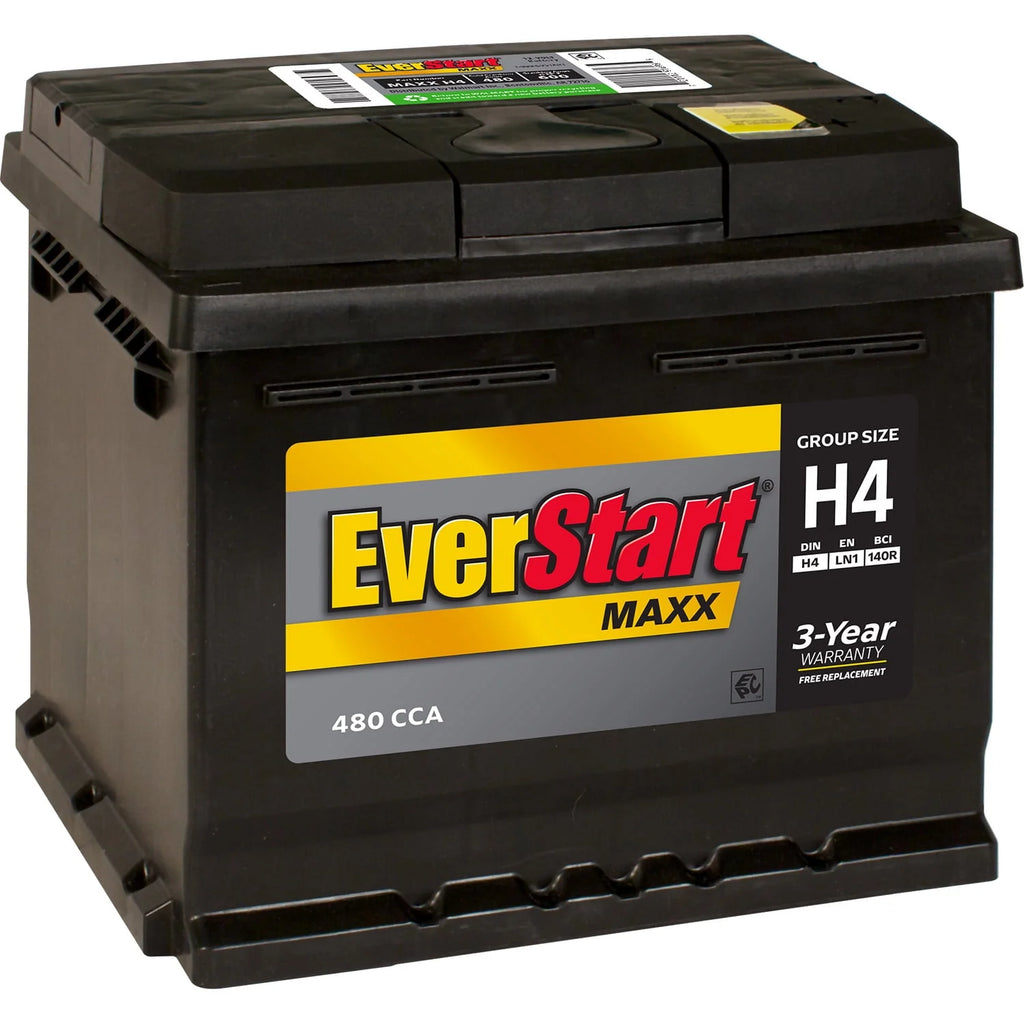 Group Size H4 12 Volt 480 CCA Lead Acid Automotive Battery K45043