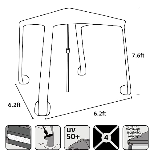 Beach Cabana Canopy Tent O847666