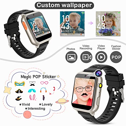 Kids Smart Watch with HD Touch Screen Camera Music Player M6237