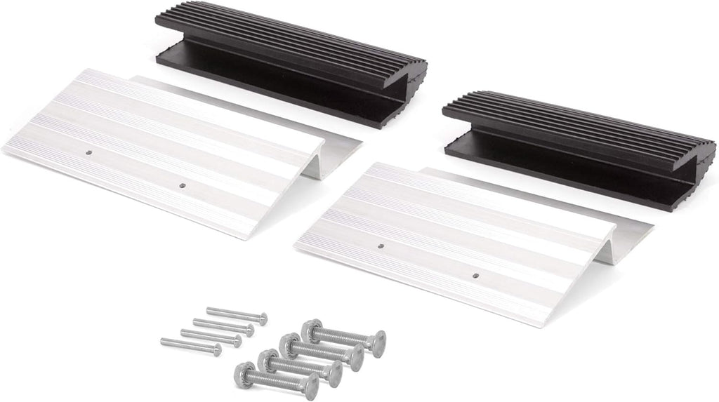Truck and Trailer Loading Ramp Kit with Aluminum Brackets and Rubber Feet, Pack of 2 Q71952