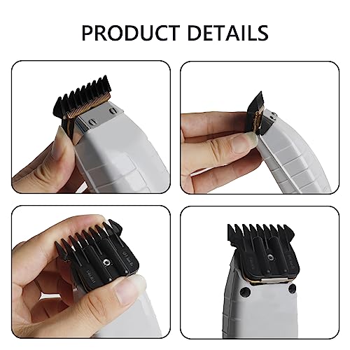 4 Pack Clipper Guards, 1/16", 1/8", 1/4", 3/8", Black D4462