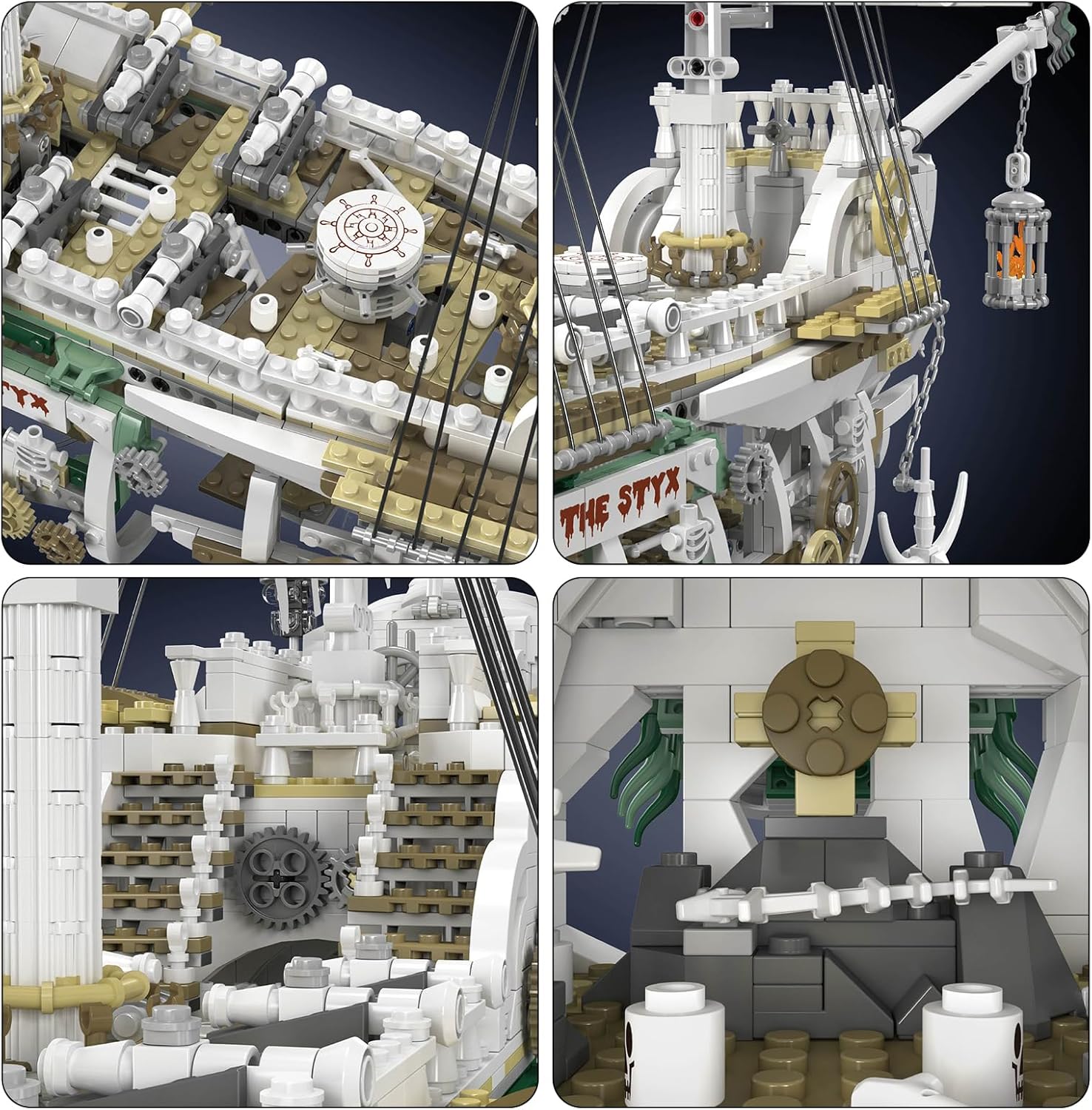 3769 PCS Pirate Ship Building Blocks Set B633471