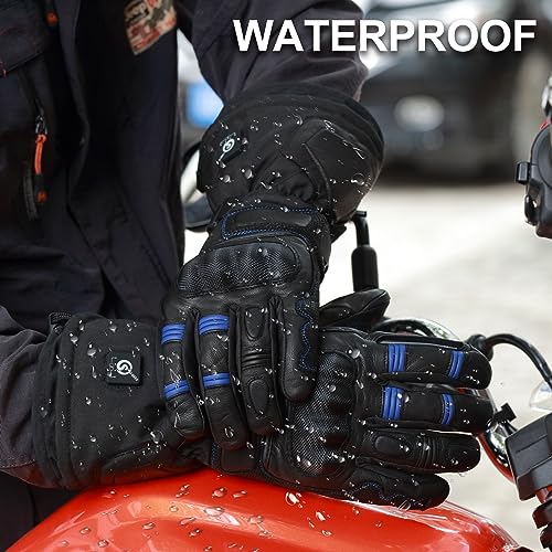 Professional Heated Motorcycle Gloves with 12V Charging Cord Z668