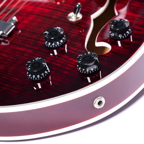 Black Semi-Hollow Body Electric Guitar S90771