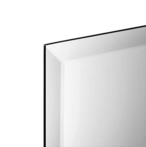 16" x 60" Frameless Full-Length Rectangle Mirror with Beveled Edge F666895