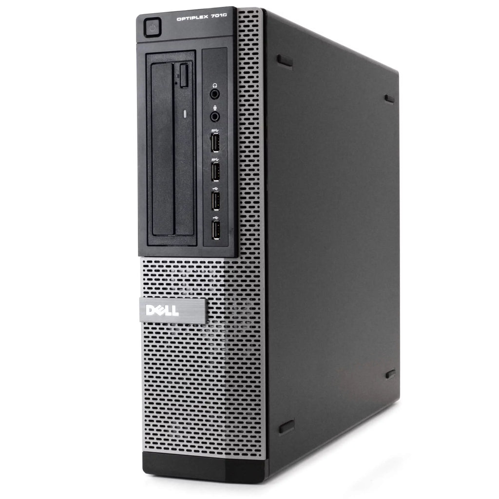 Restored Dell Desktop Tower Computer, Intel Core i5, 8GB RAM, 500GB HD, DVD-ROM, Windows 10 Home, Black U806