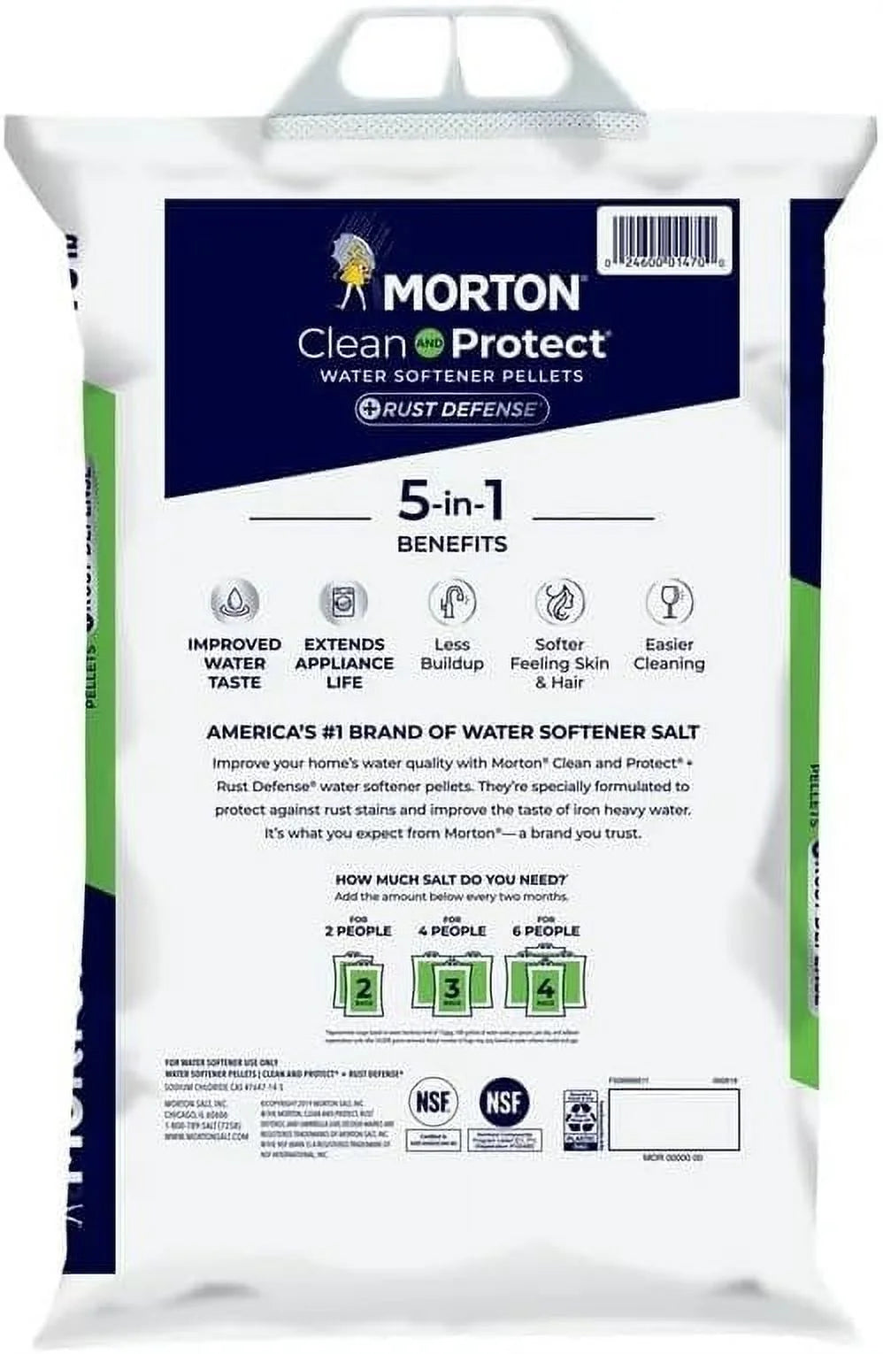 40 lb 3 Pack Water Softener Salt Pellets C596697