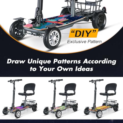 4 Wheeled Lightweight Foldable Mobility Scooter E260