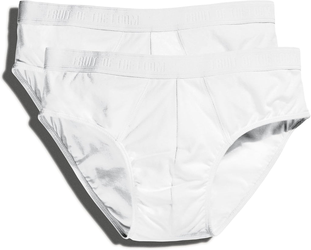 Mens Classic Sport Briefs (Pack of 2) (White) R36846