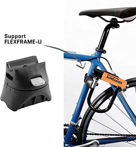 Heavy Duty Bicycle U Lock Bike Lock with Bracket (4-Inch x 11.5-Inch) E467210