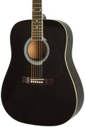 Black Dreadnought Acoustic Guitar G248