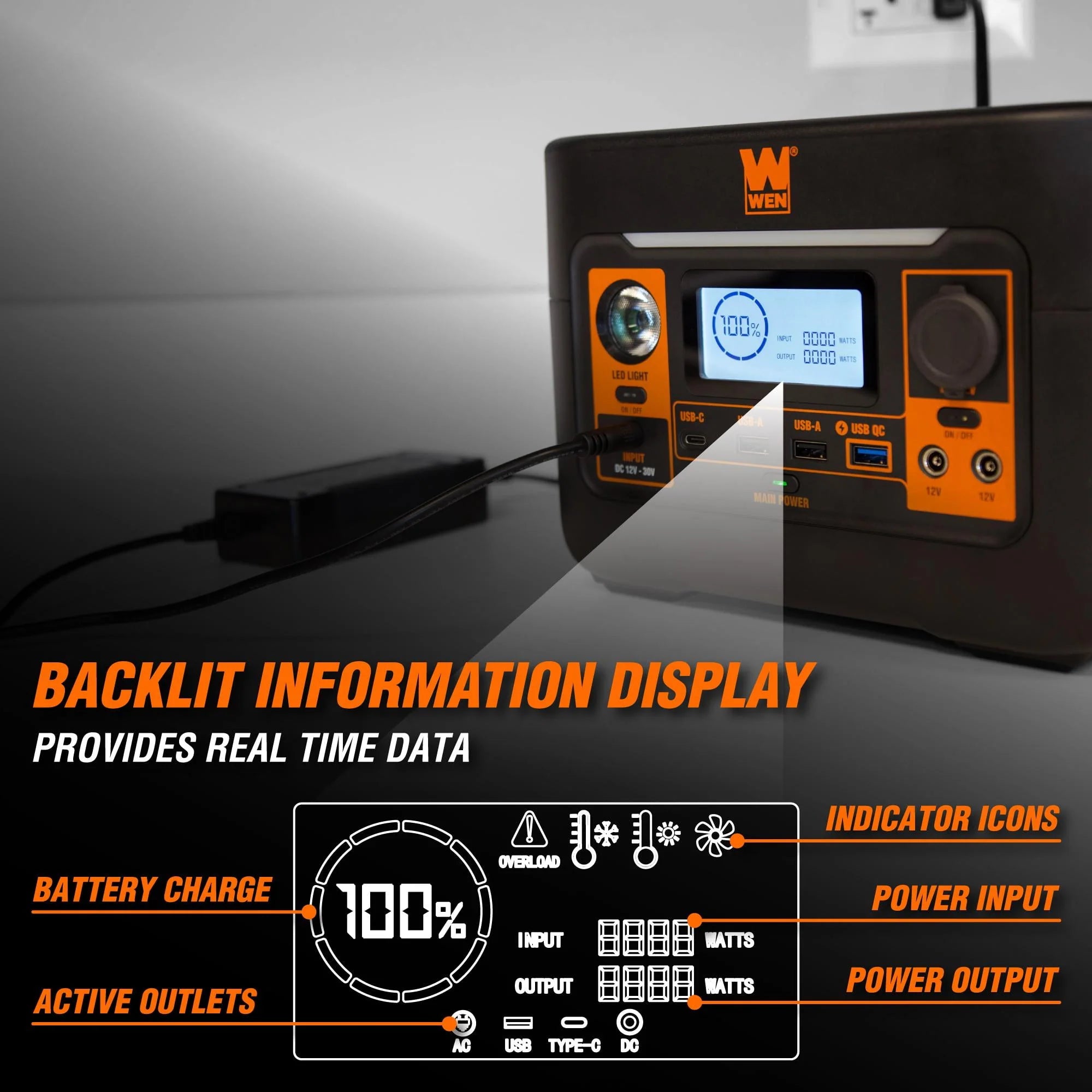 300-Watt 269Wh Lithium-Ion Power Station V288