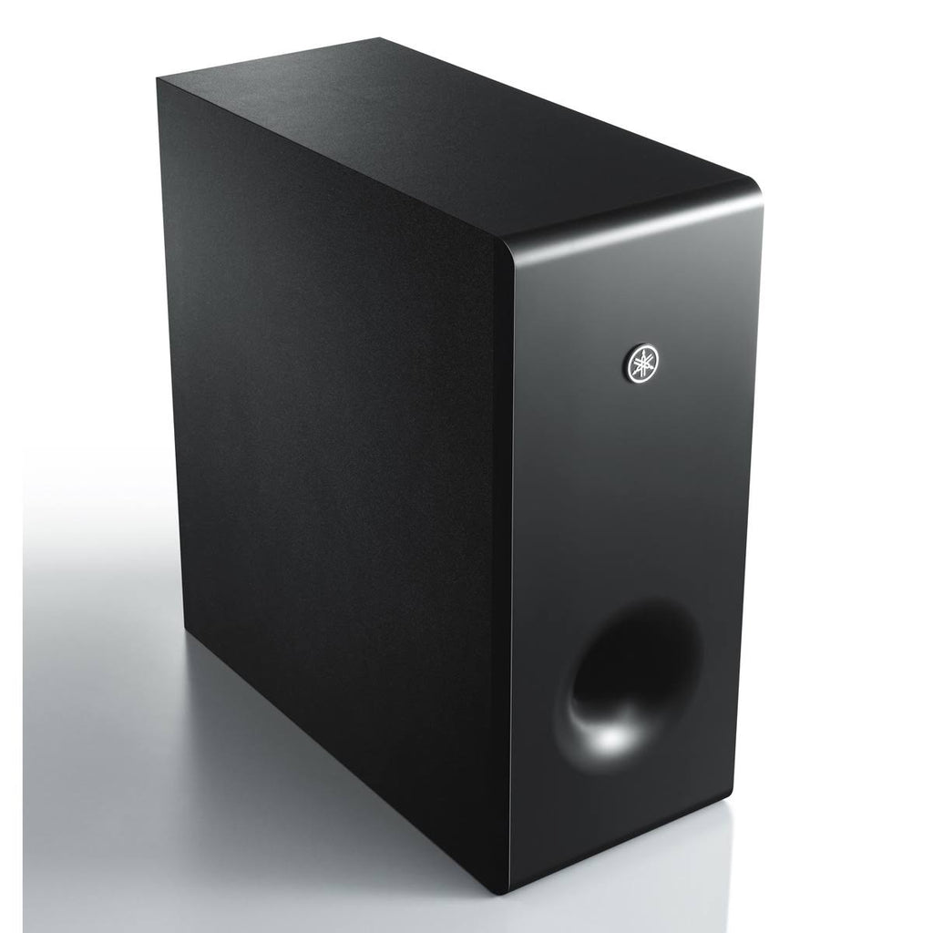 Black Sound Bar with Wireless Subwoofer and Wireless Speakers Z385
