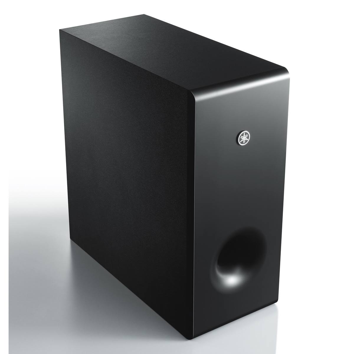 Black Sound Bar with Wireless Subwoofer and Wireless Speakers Z385