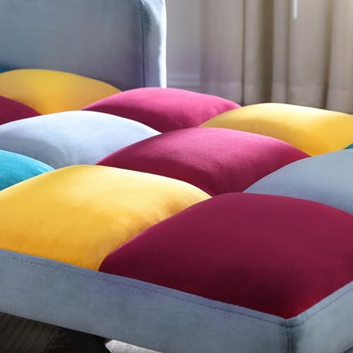 3-in-1 Convertible Chair Bed, 31.5 Inch Pull Out Sofa Bed with Adjustable Backrest, Solid Wood Feet D168341