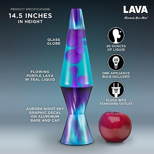 14.5" Purple Wax and Blue Liquid Motion Light L481735
