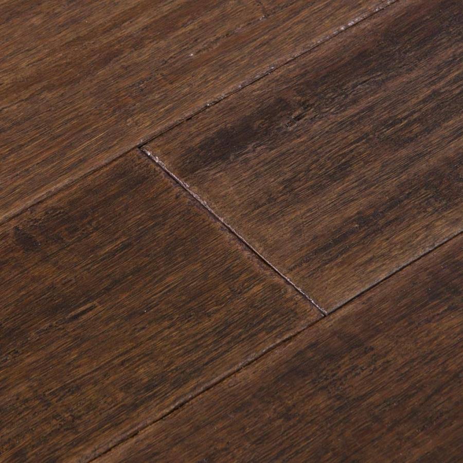 5.31-in Vintage Port Bamboo Handscraped Engineered Hardwood Flooring (21.5-Sq ft) Brown E313