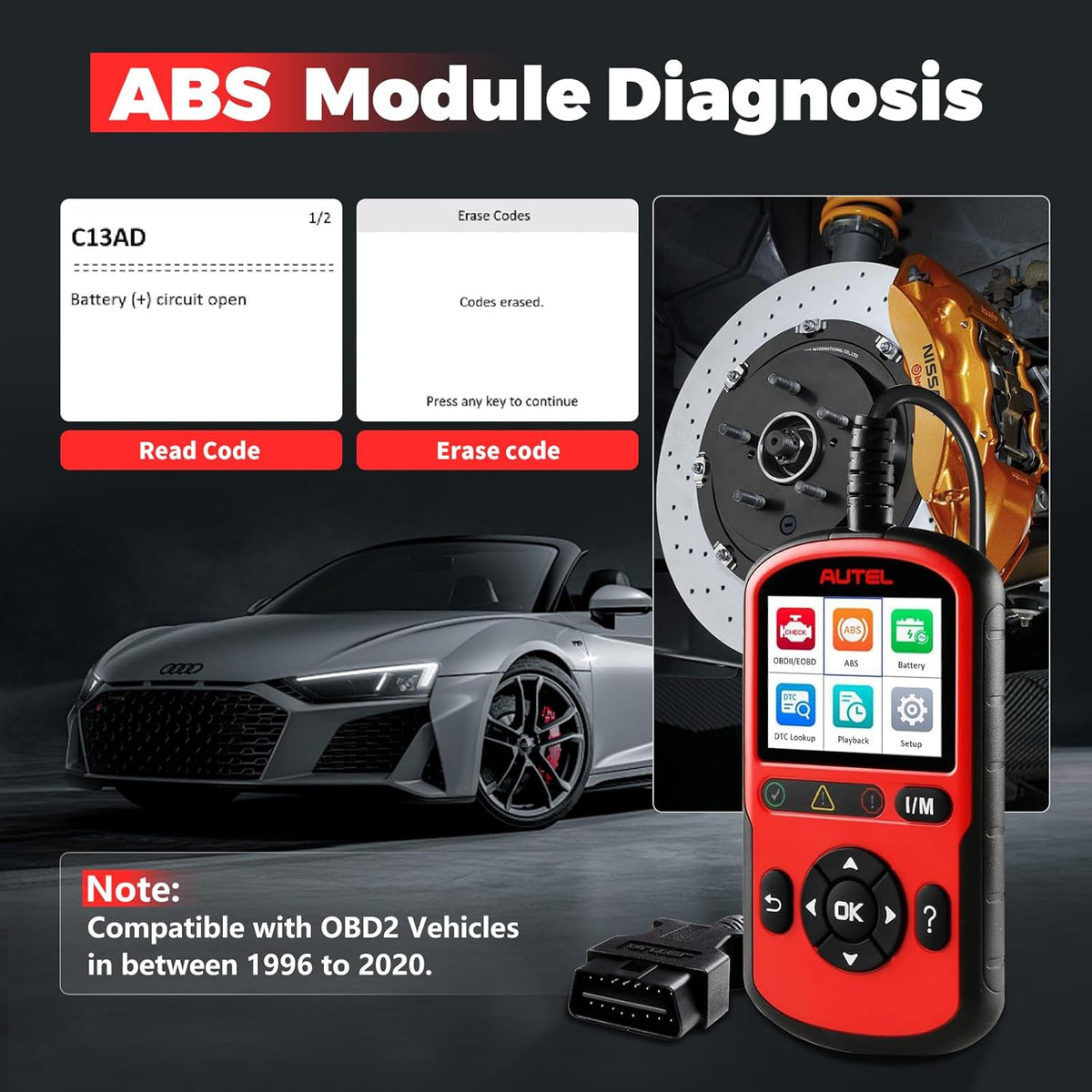Bidirectional Scan Tool with 28+ Services U42274