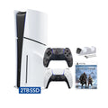 White 2TB SSD PlayStation 5 Gaming Console with Two Controllers J785