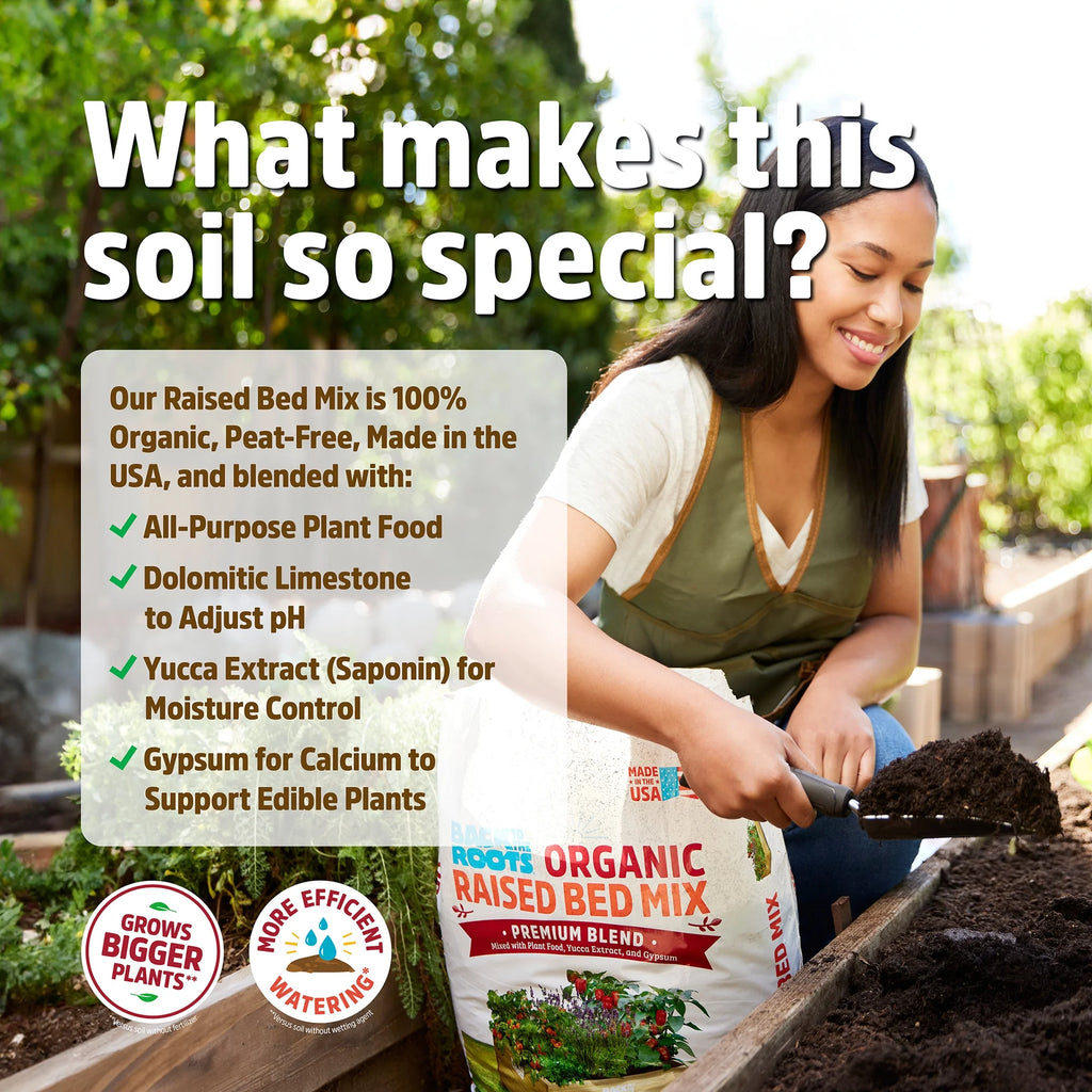 60 1 cu. ft. bags Organic Raised Bed Mix F657993