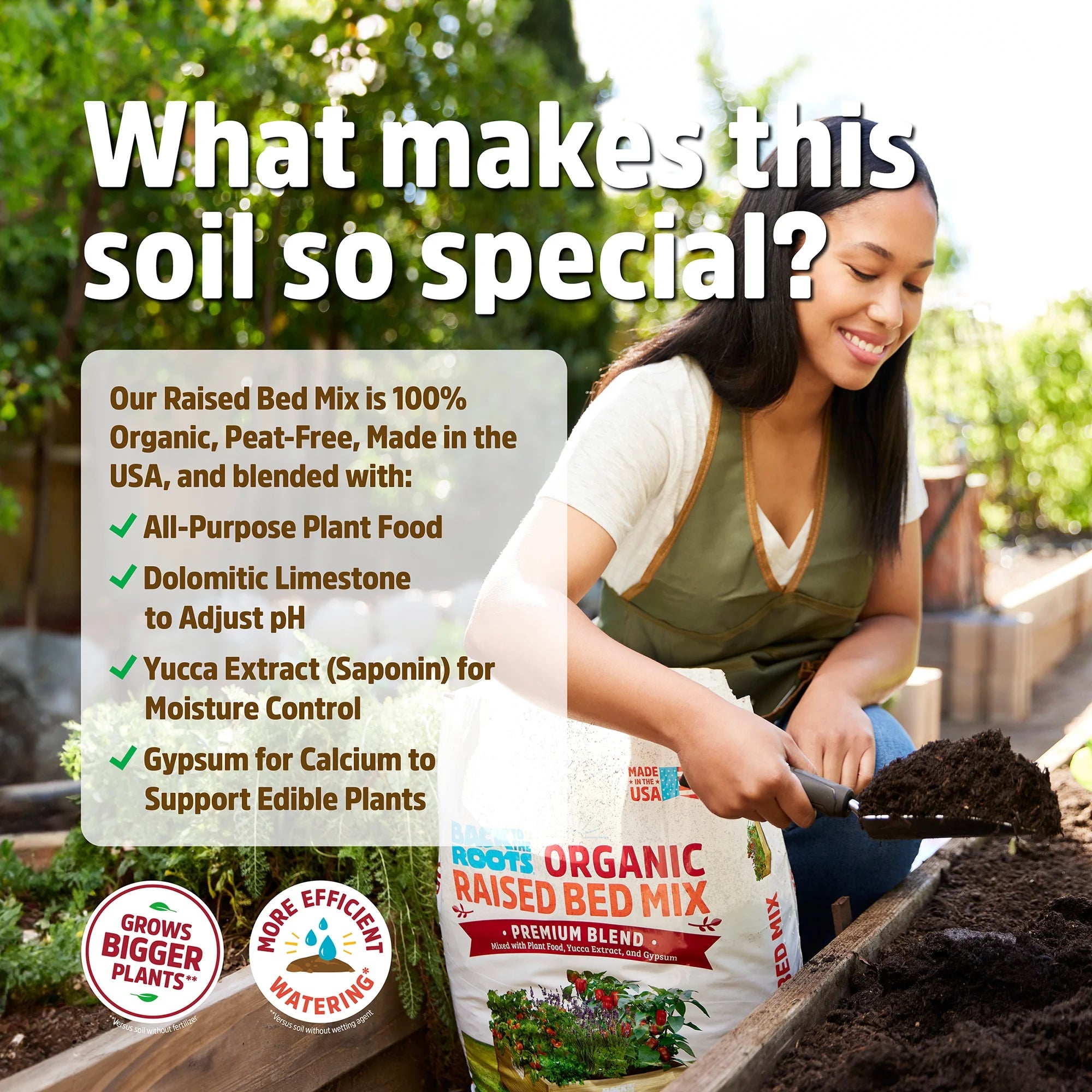 60 1 cu. ft. bags Organic Raised Bed Mix F657993
