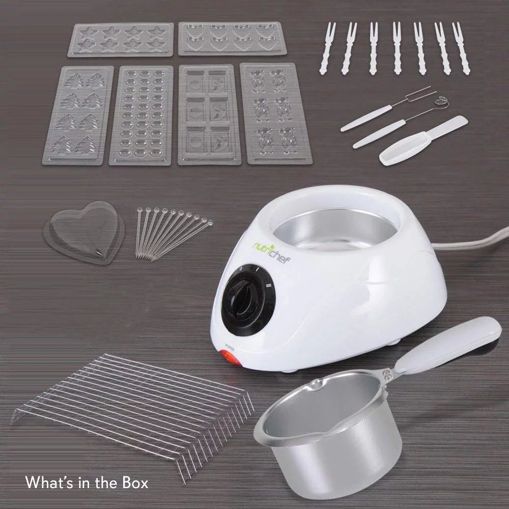 Chocolate Melting Warming Fondue Set with Removable Pot P9774