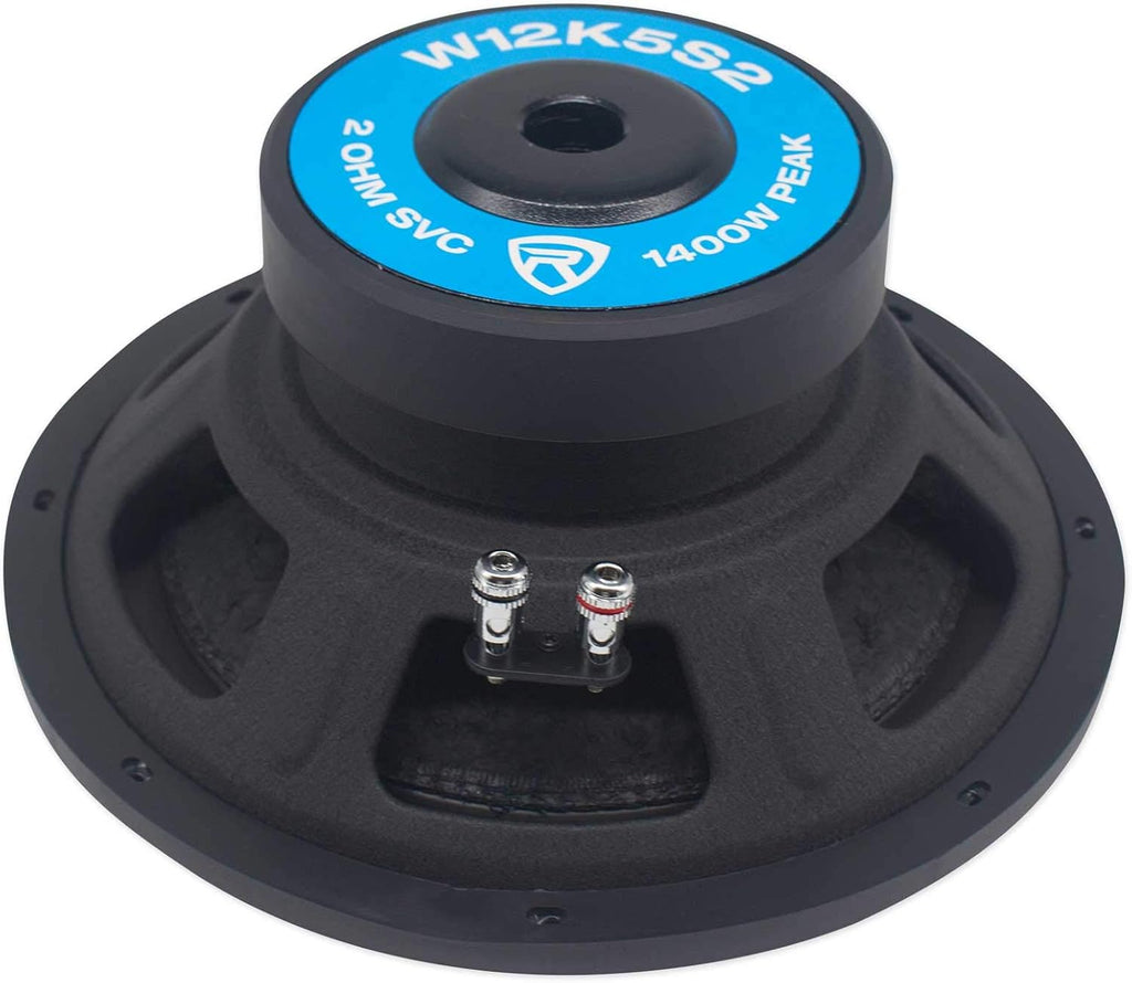 12" 1400 Watt 2 Ohm Car Audio Subwoofers K1727