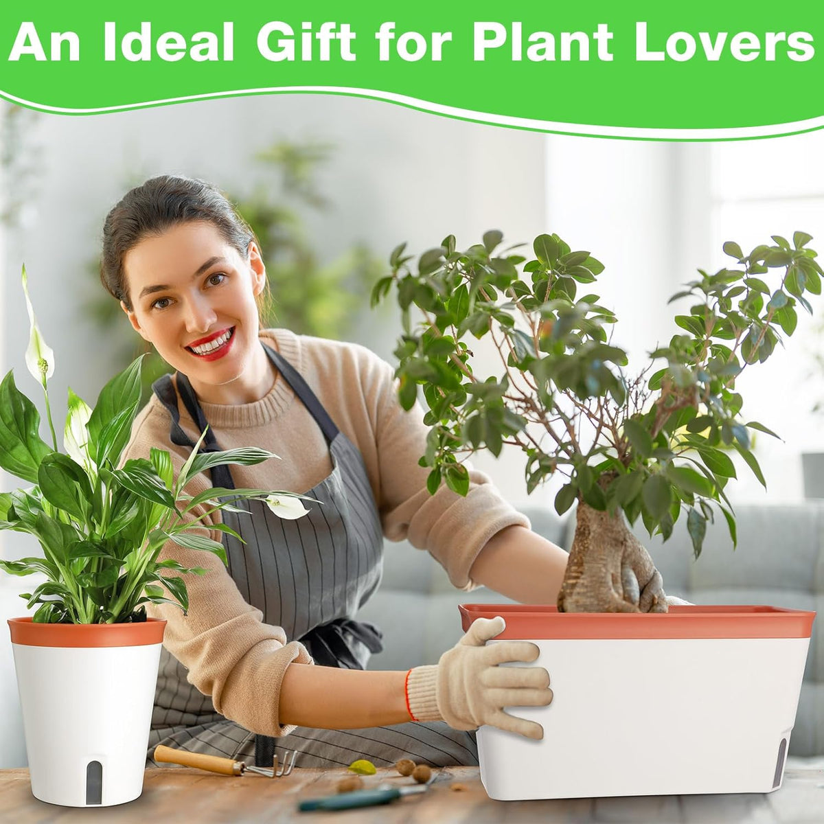 9 Set Self Watering Window Planter Box O318820