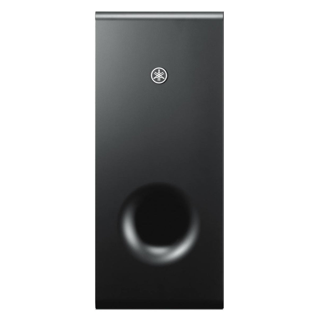 Black Sound Bar with Wireless Subwoofer and Wireless Speakers Z385
