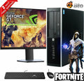 Restored Desktop PC Intel Core i5 16GB Ram 500GB Hard Drive 240GB SSD NVIDIA GeForce GT 1030 DDR5 24 inch LCD WiFi Windows 10 Z9906