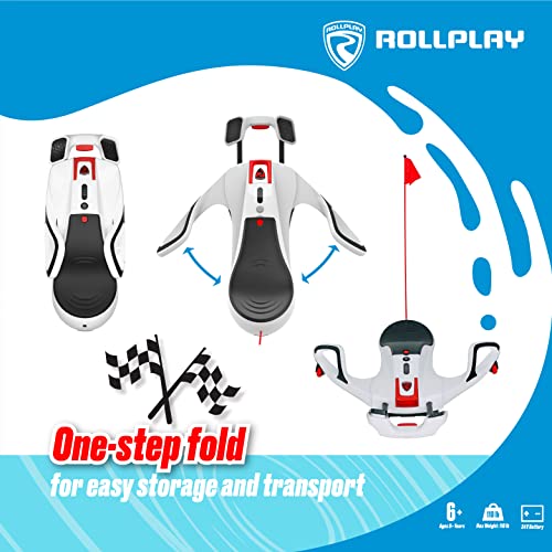 White Electric Ride On Toy with 12V 7AH Rechargeable Battery W854845