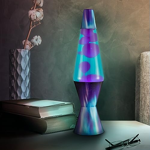 14.5" Purple Wax and Blue Liquid Motion Light L481735