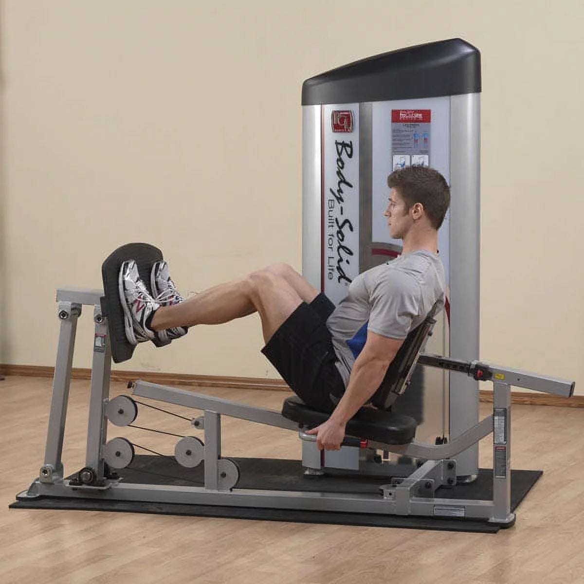 310 lbs. Weight Stack Leg Press and Calf Raise Machine O215018