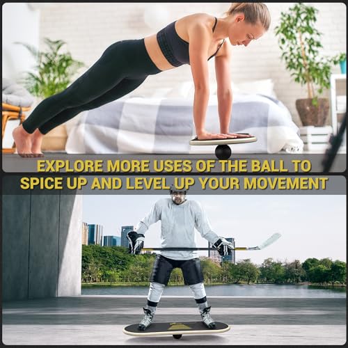 7 Modes Balance Board with Adjustable Stoppers and Roller E71386