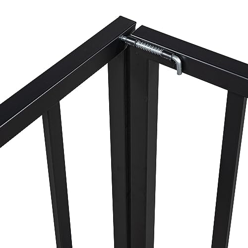 Full Montessori Floor Bed with Door (Black) S99835