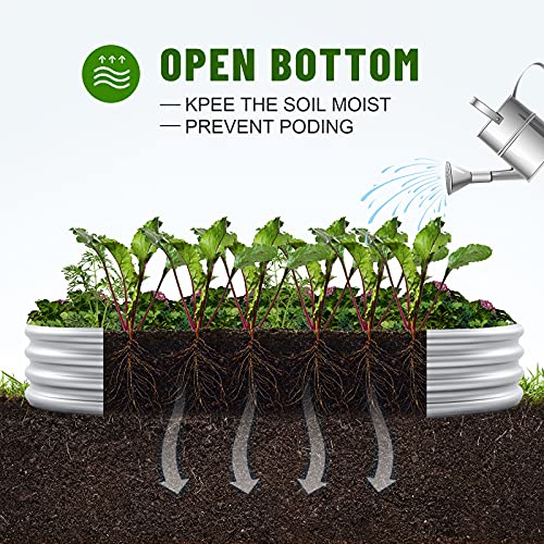 Galvanized Raised Garden Bed Kit N405