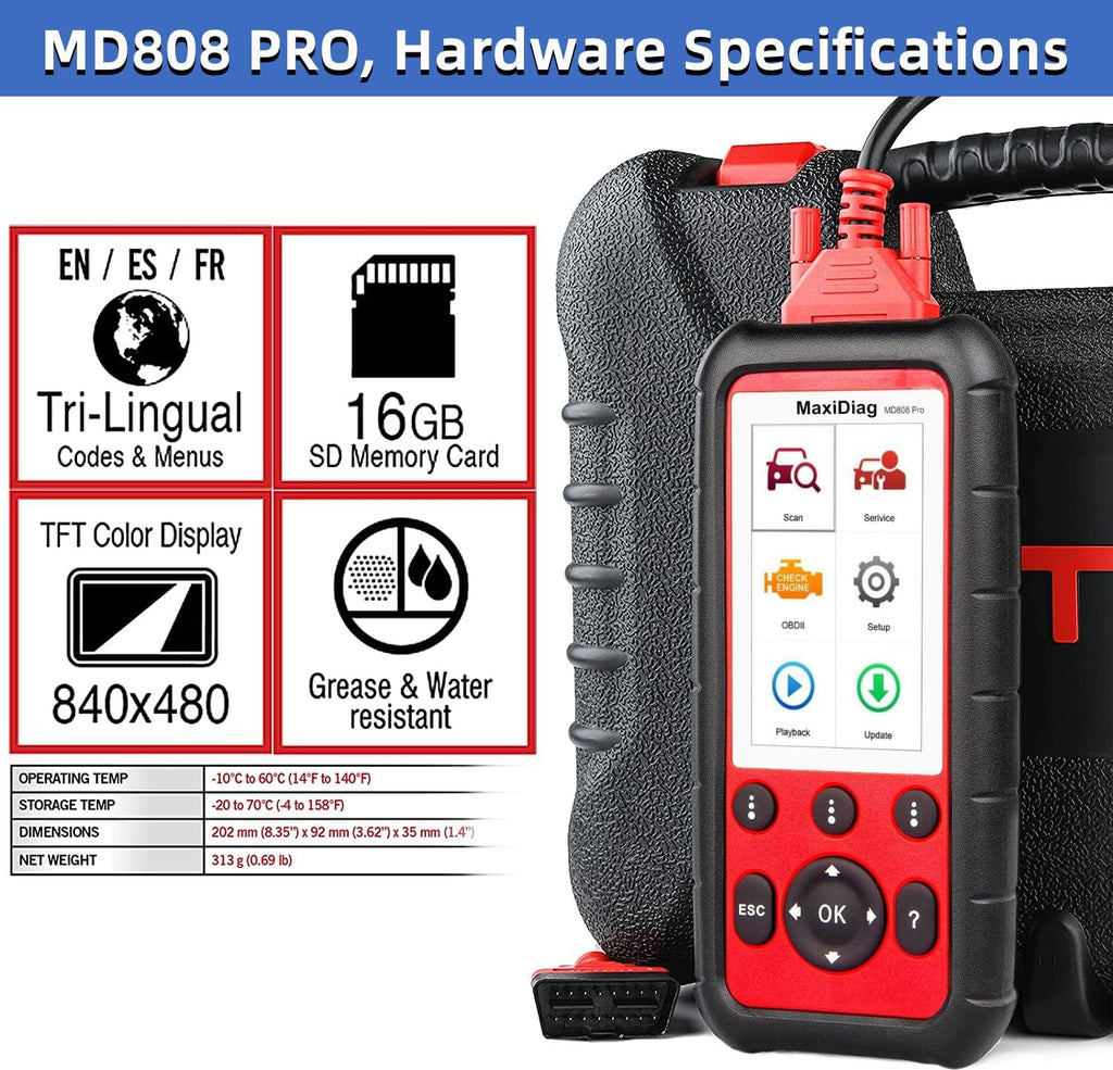 OBD2 Scanner Diagnostic Scan Tool G5118
