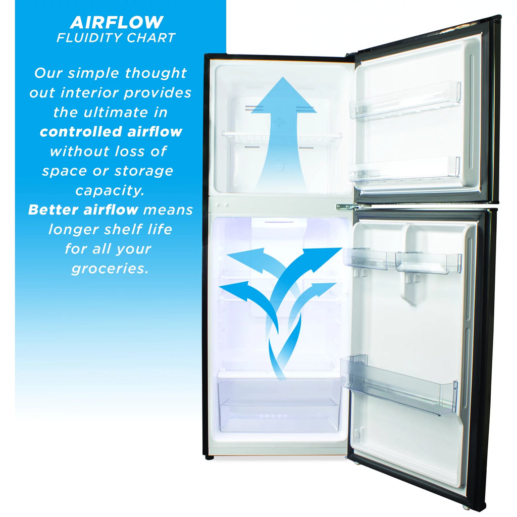 7.0 Cu. Ft. Frost Free Top Freezer Refrigerator in Stainless L353295