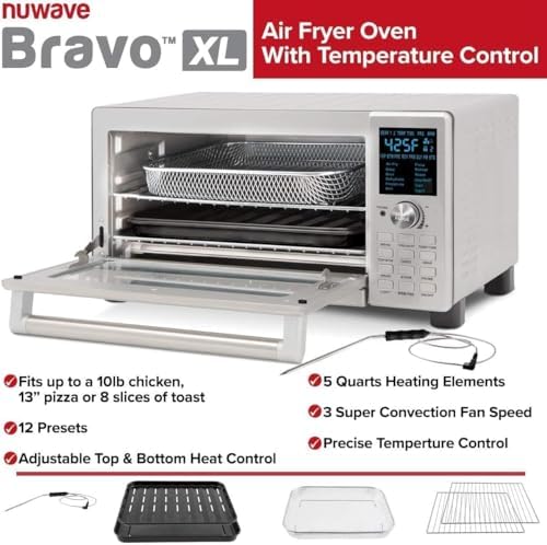 30-QT XL Air Fryer Toaster Oven with Temperature Controls C64920