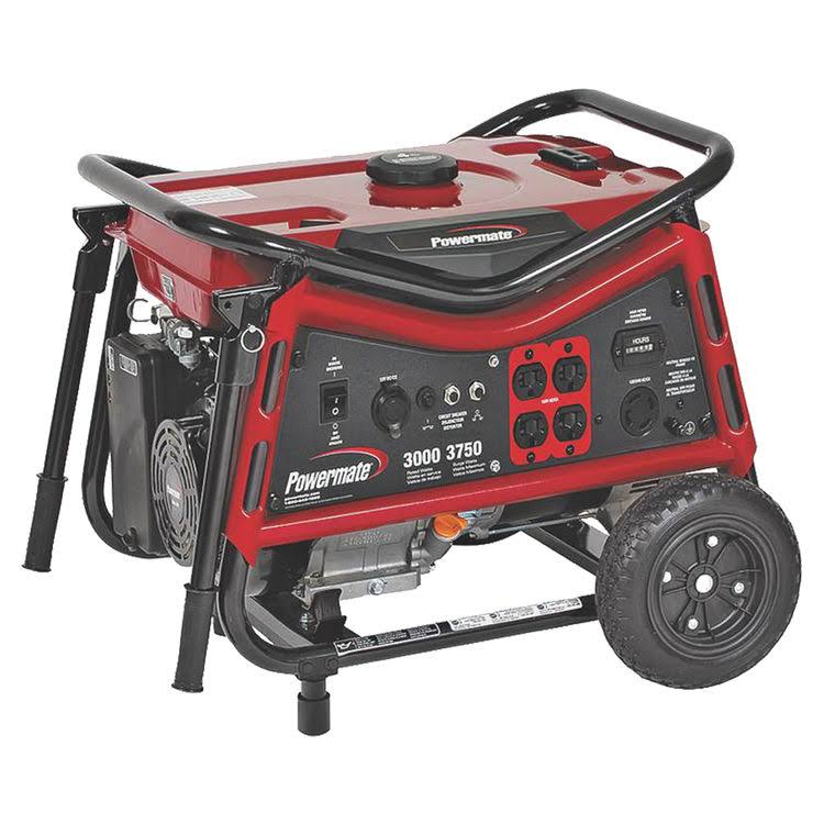 Portable Generator, 120/240 VAC, 13 A, 3000/3750 W W6049