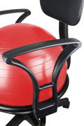 Red Metal Ball Chair with Arms R970657